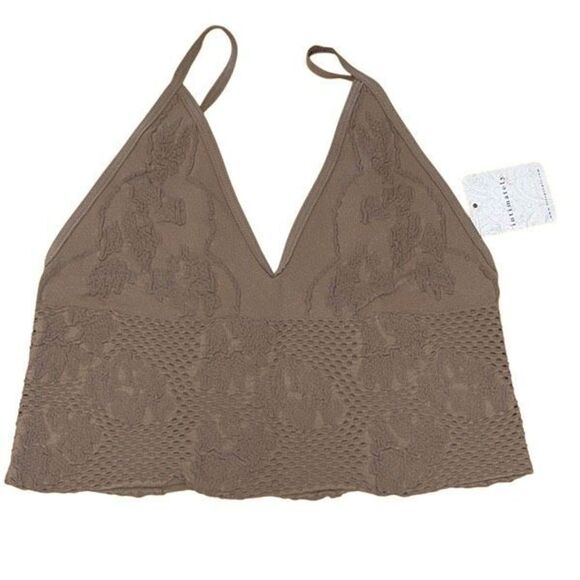 Free People Candy Seamless Bra Sand Size XS/S‎ NWT - Picture 2 of 6